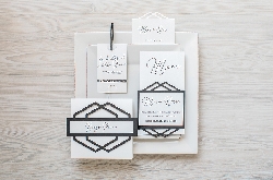 Escort card Modern 